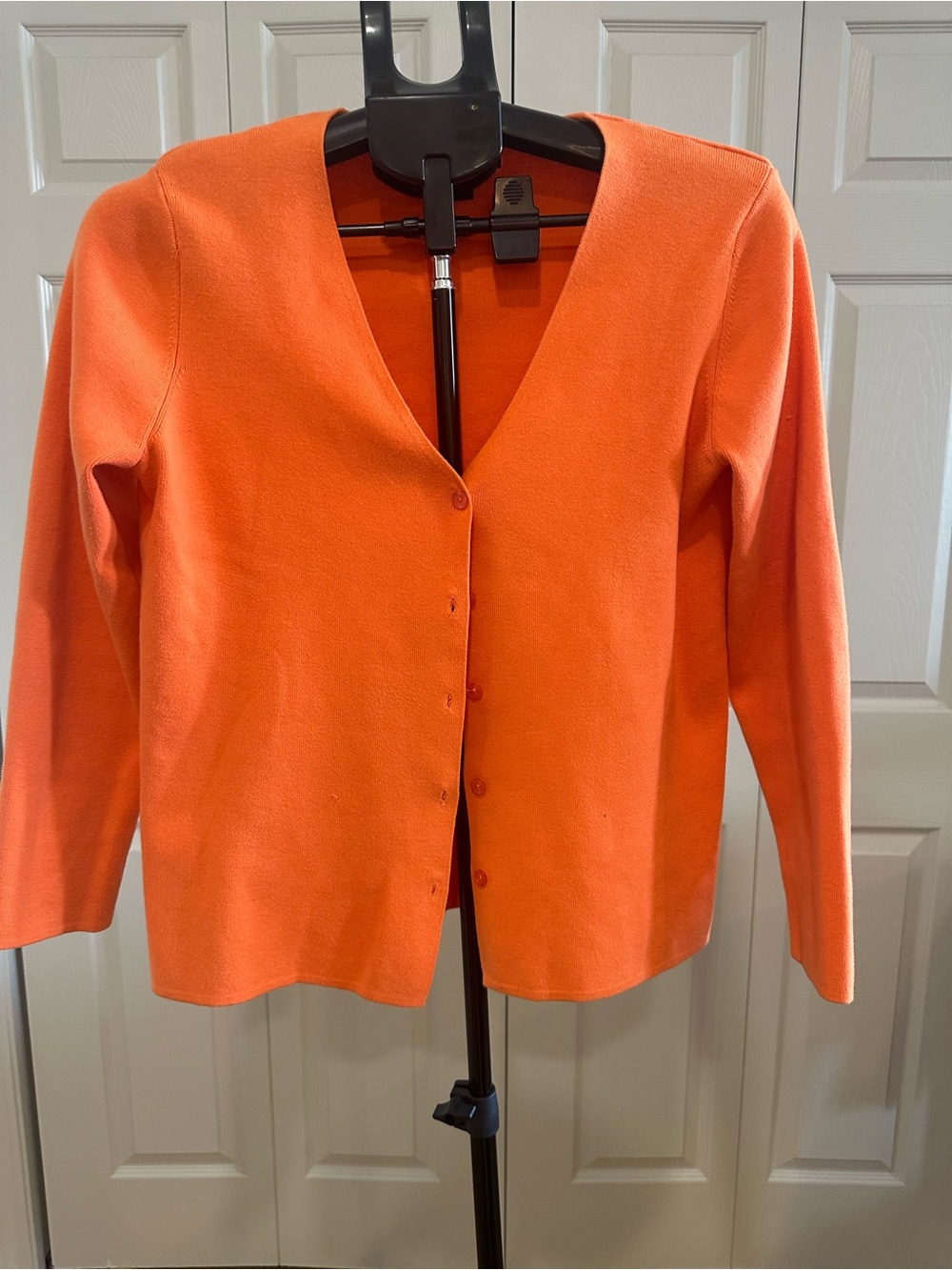 Designers Originals Bright Orange V-Neck Button Cardigan Blazer